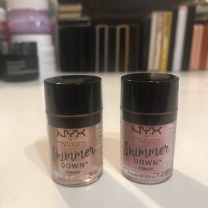 NYX Shimmer Down pigments